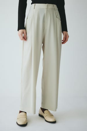 ［予約］Straight tuck pants