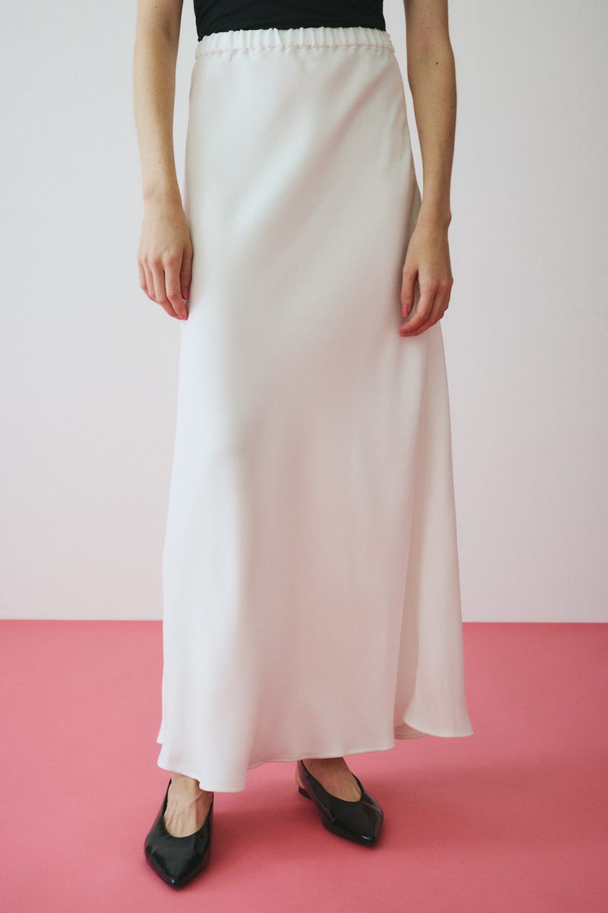 ［予約］Relax skirt WHT FREE