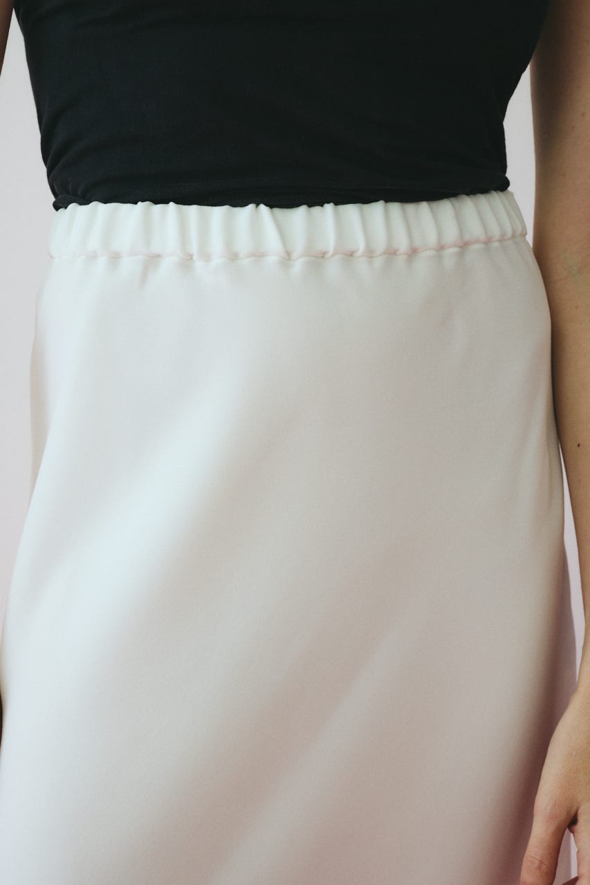 ［予約］Relax skirt WHT FREE