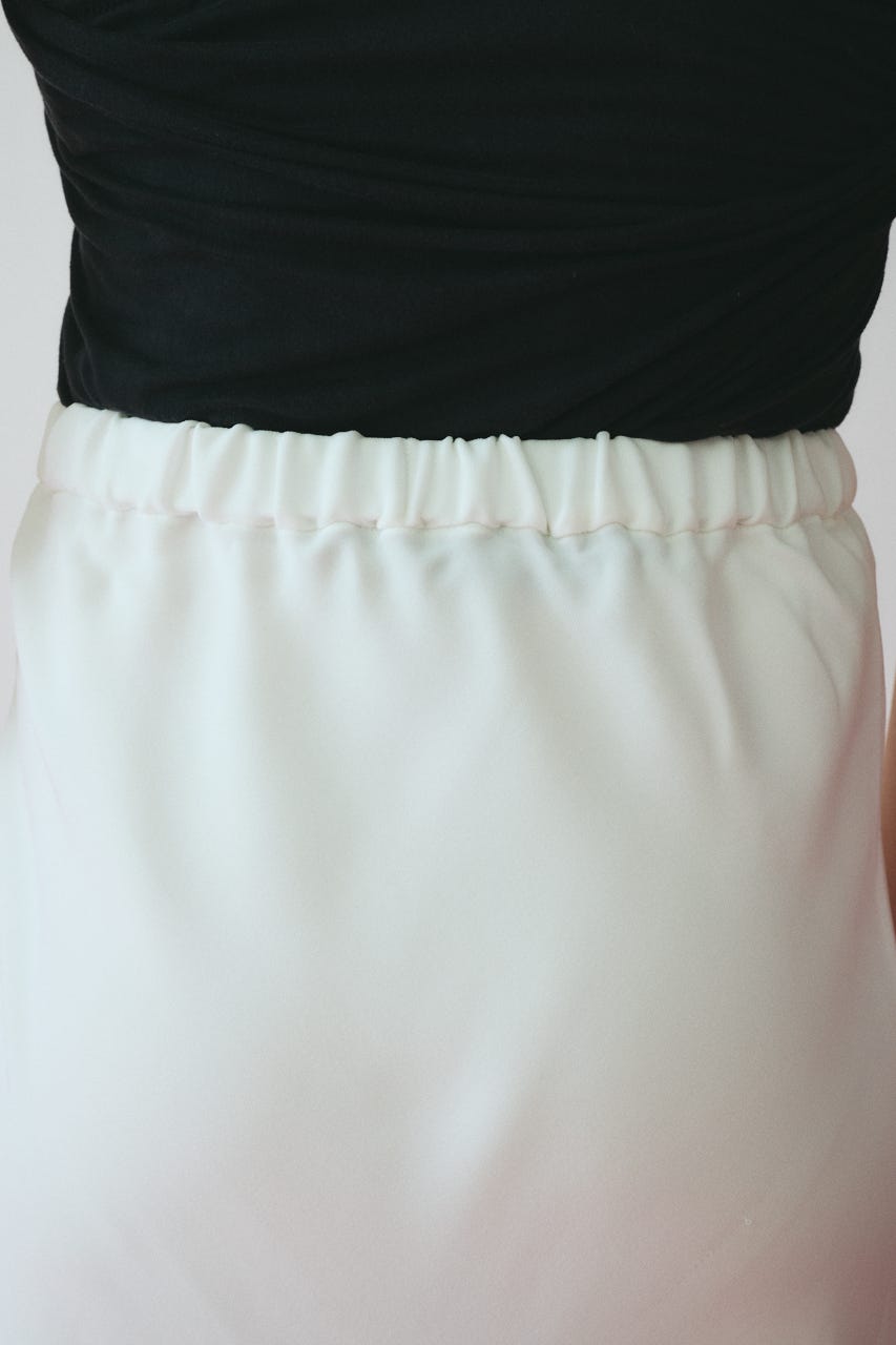 ［予約］Relax skirt WHT FREE