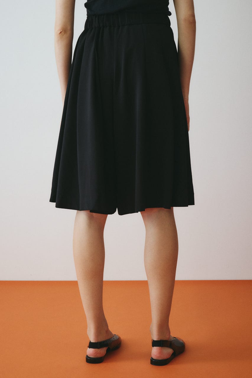 Flare half pants BLK 36