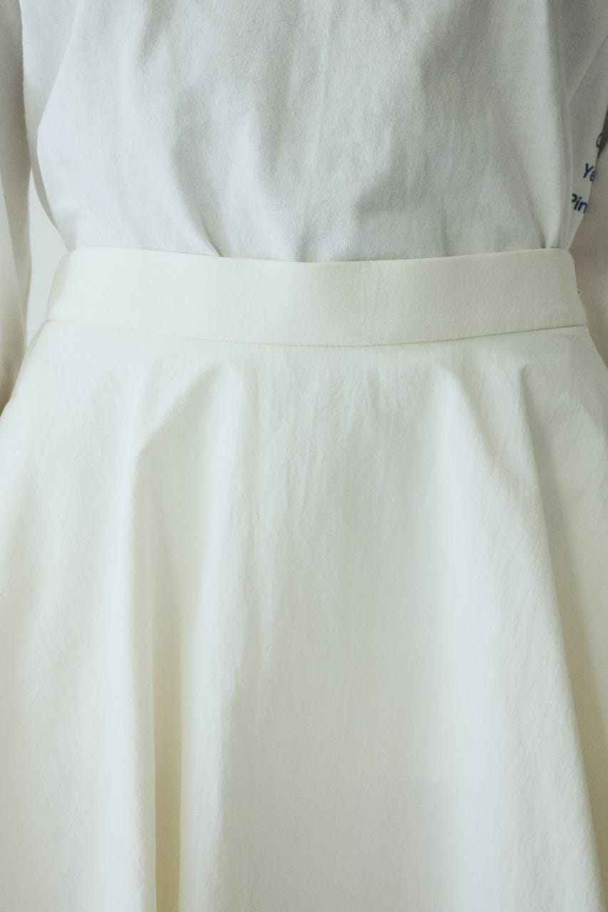 ［予約］Double hem skirt WHT FREE