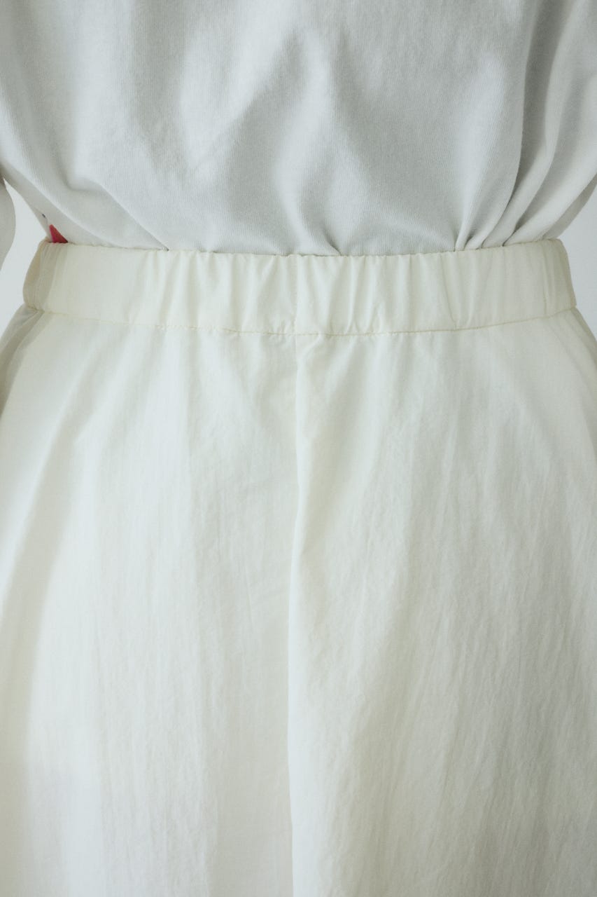 ［予約］Double hem skirt WHT FREE