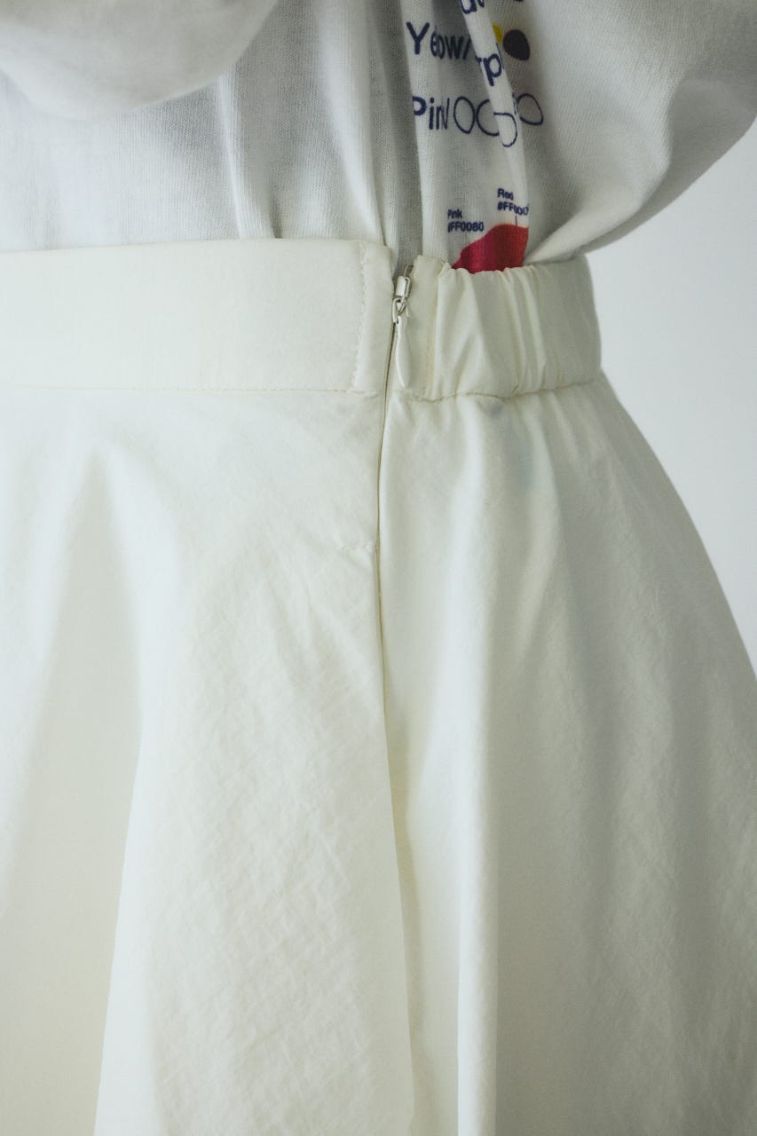 ［予約］Double hem skirt WHT FREE