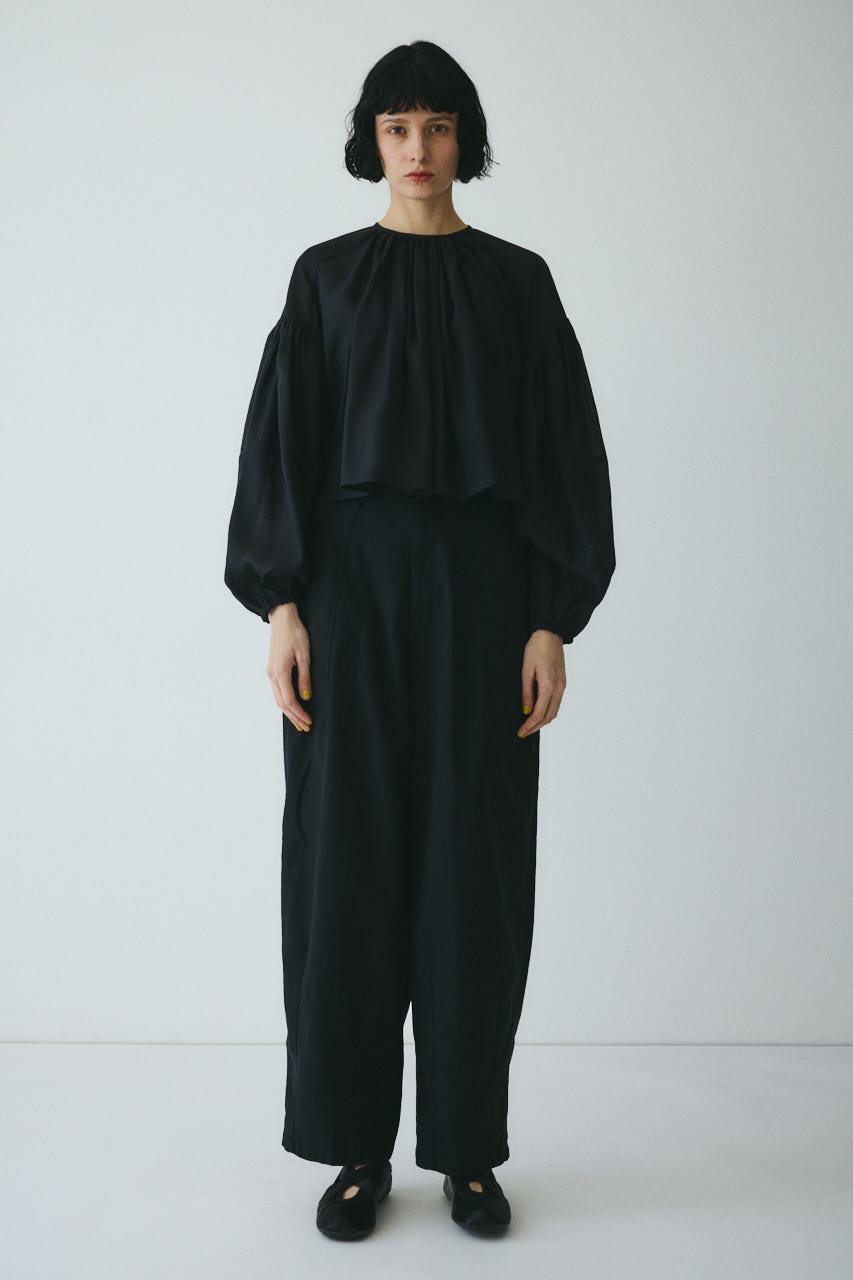 Round form baker pants BLK 38