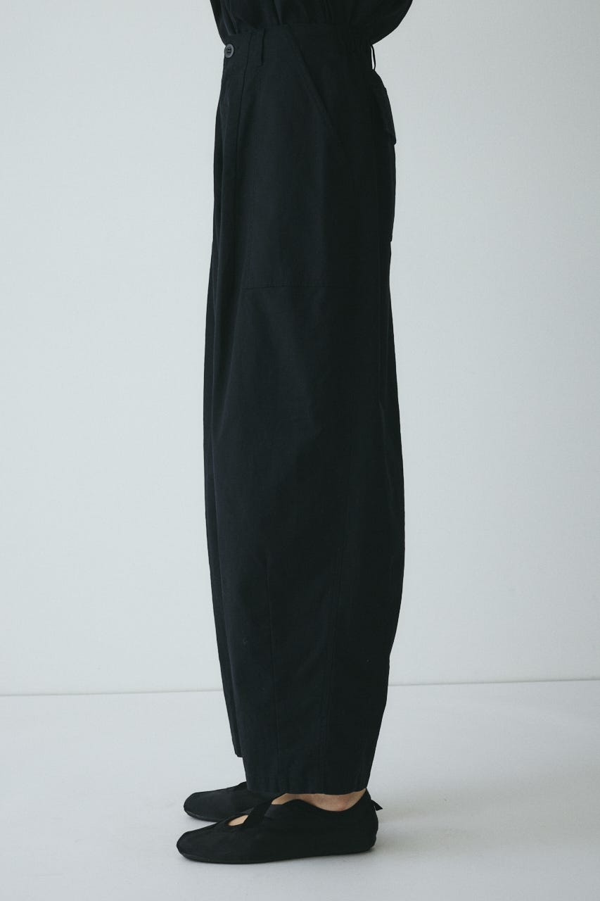 Round form baker pants BLK 38