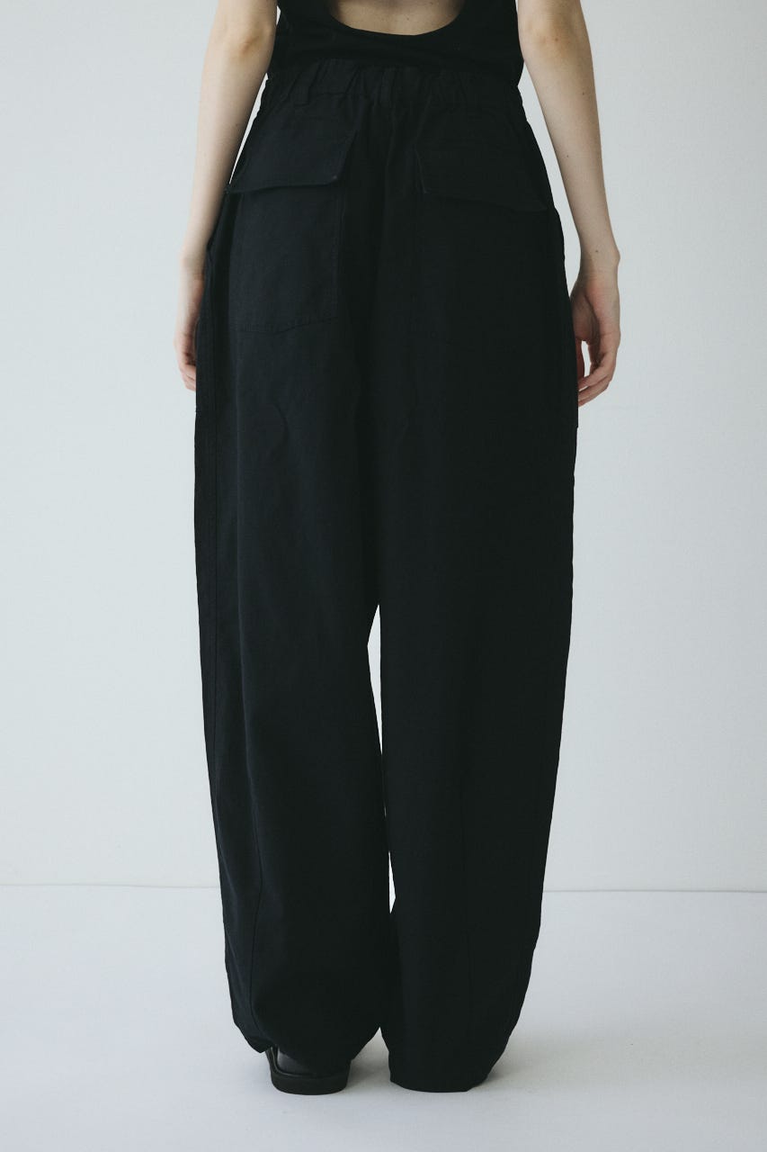 Round form baker pants BLK 38