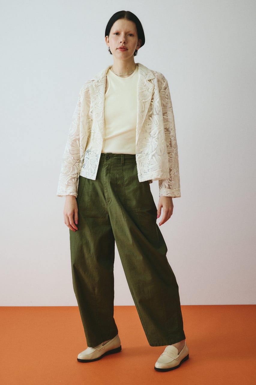 Round form baker pants KHA 38