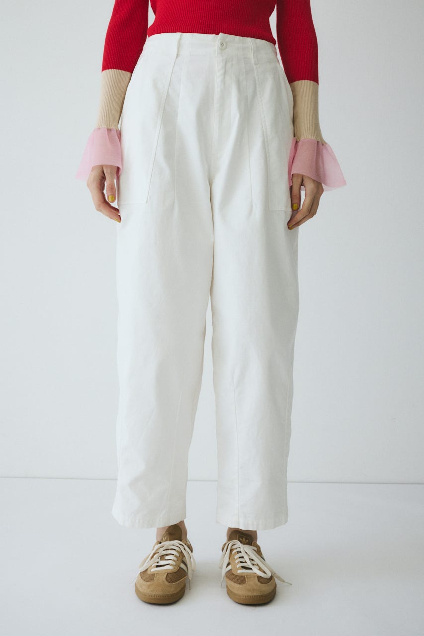 Round form baker pants WHT 36