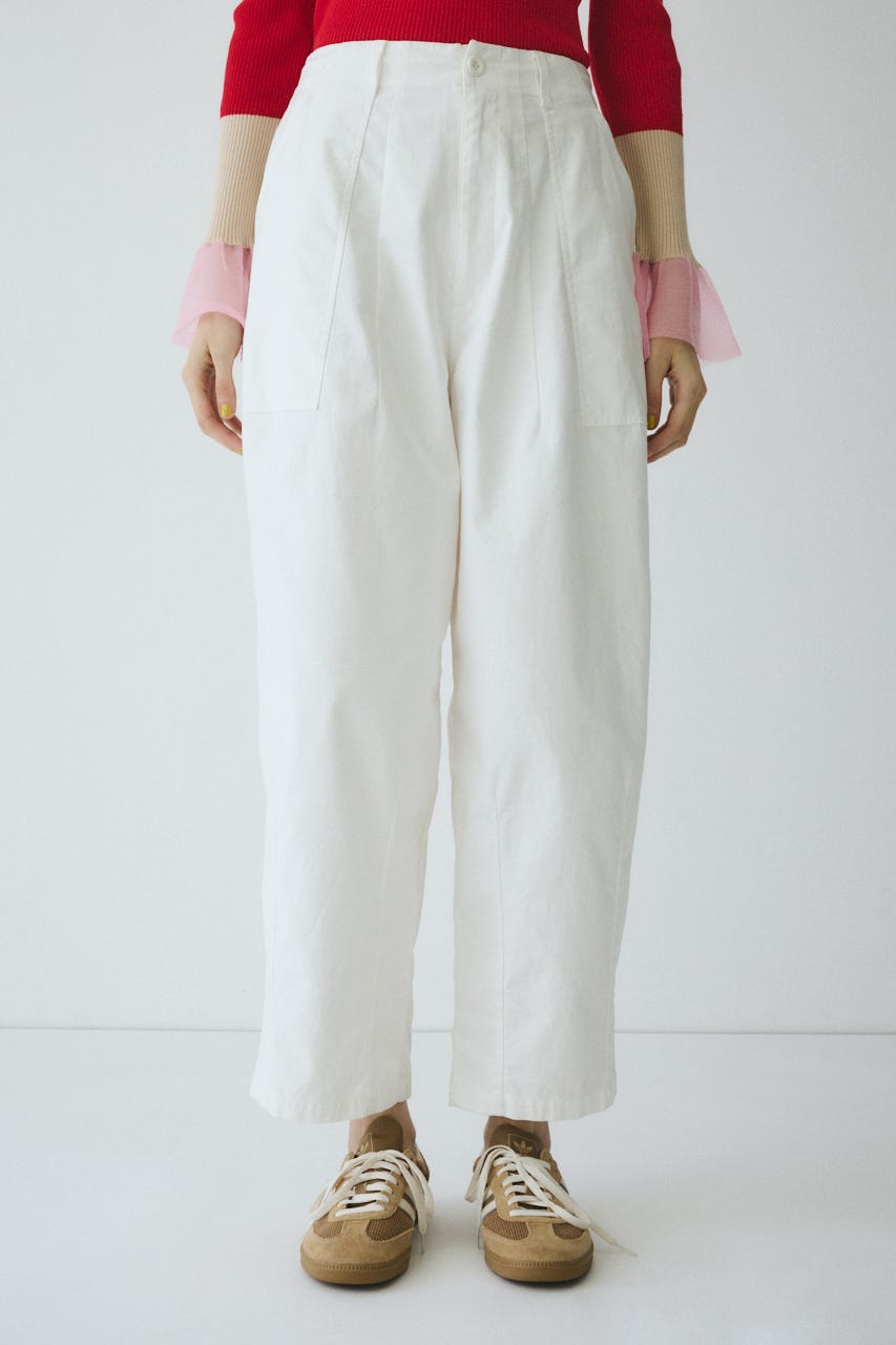 Round form baker pants WHT 36