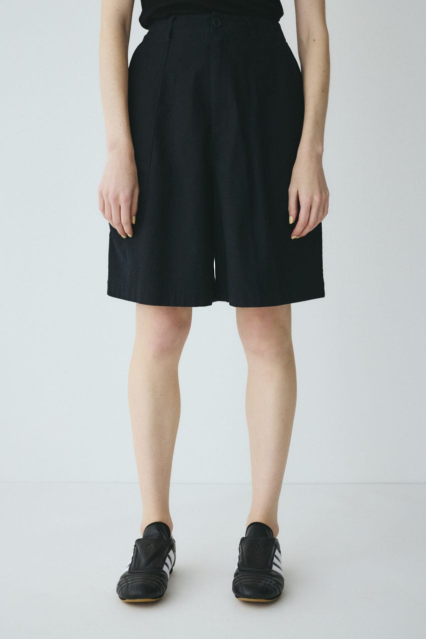 Round form baker half pants BLK 38