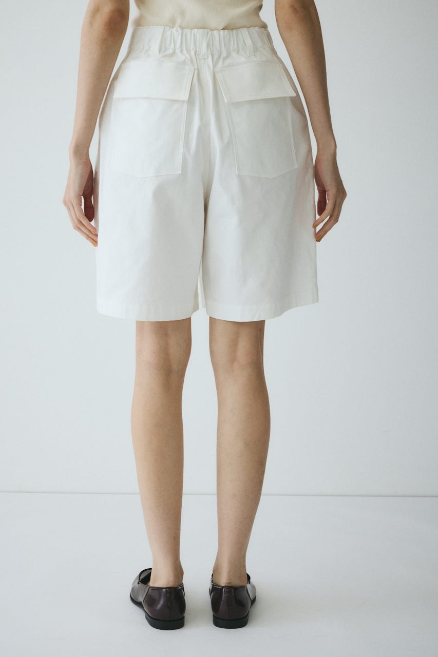 Round form baker half pants WHT 36