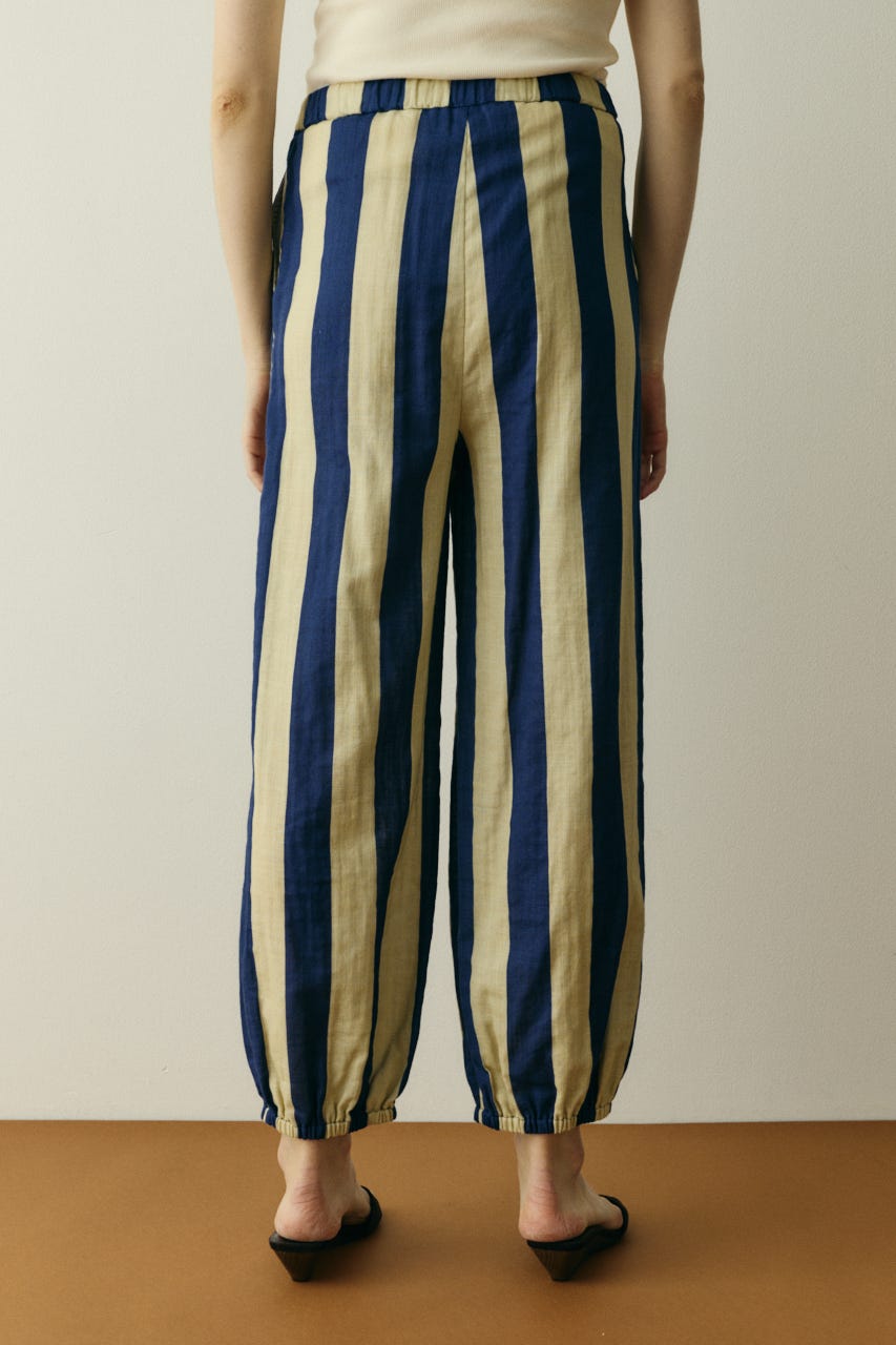 Stripe gauze pants 柄NVY FREE