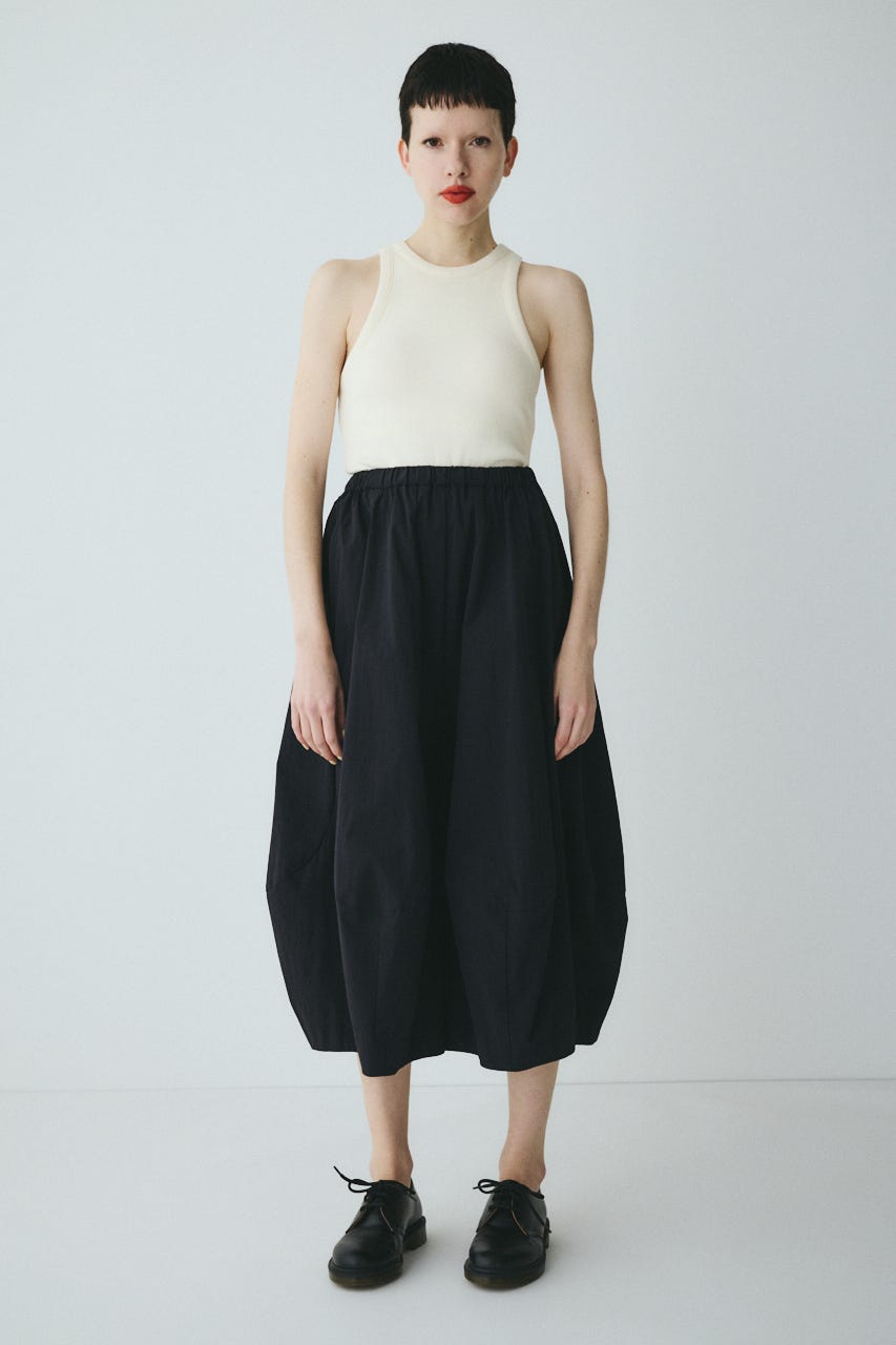 Volume balloon pants BLK FREE