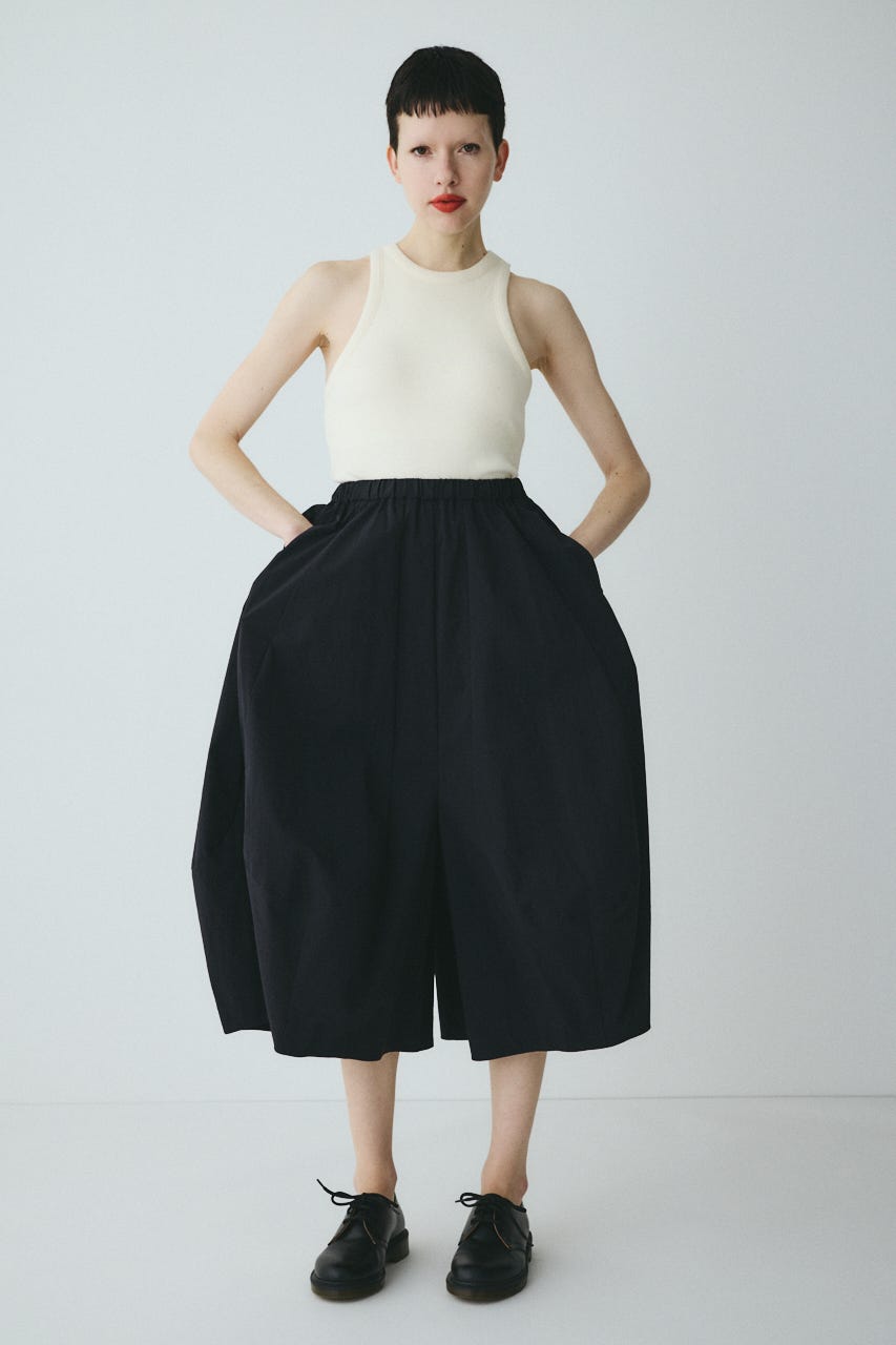 Volume balloon pants BLK FREE