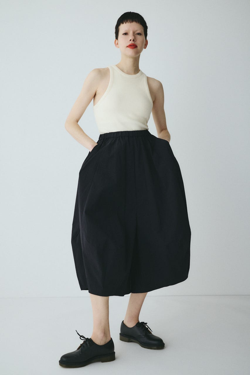 Volume balloon pants BLK FREE