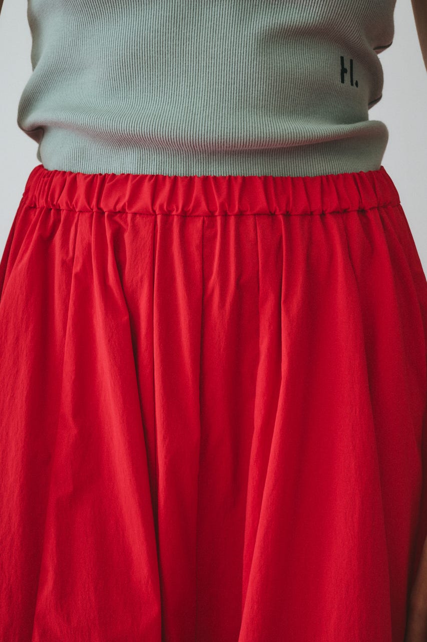 Volume balloon pants RED FREE
