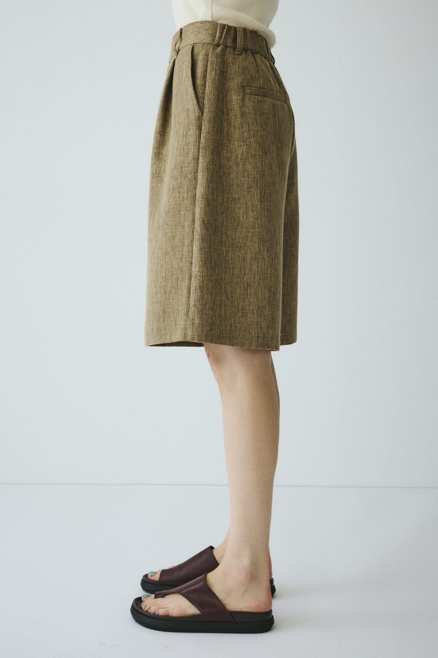 ［予約］Tweed butcher half pants BEG 36