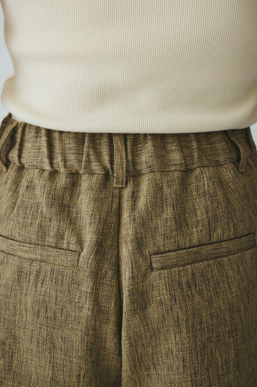 ［予約］Tweed butcher half pants BEG 36