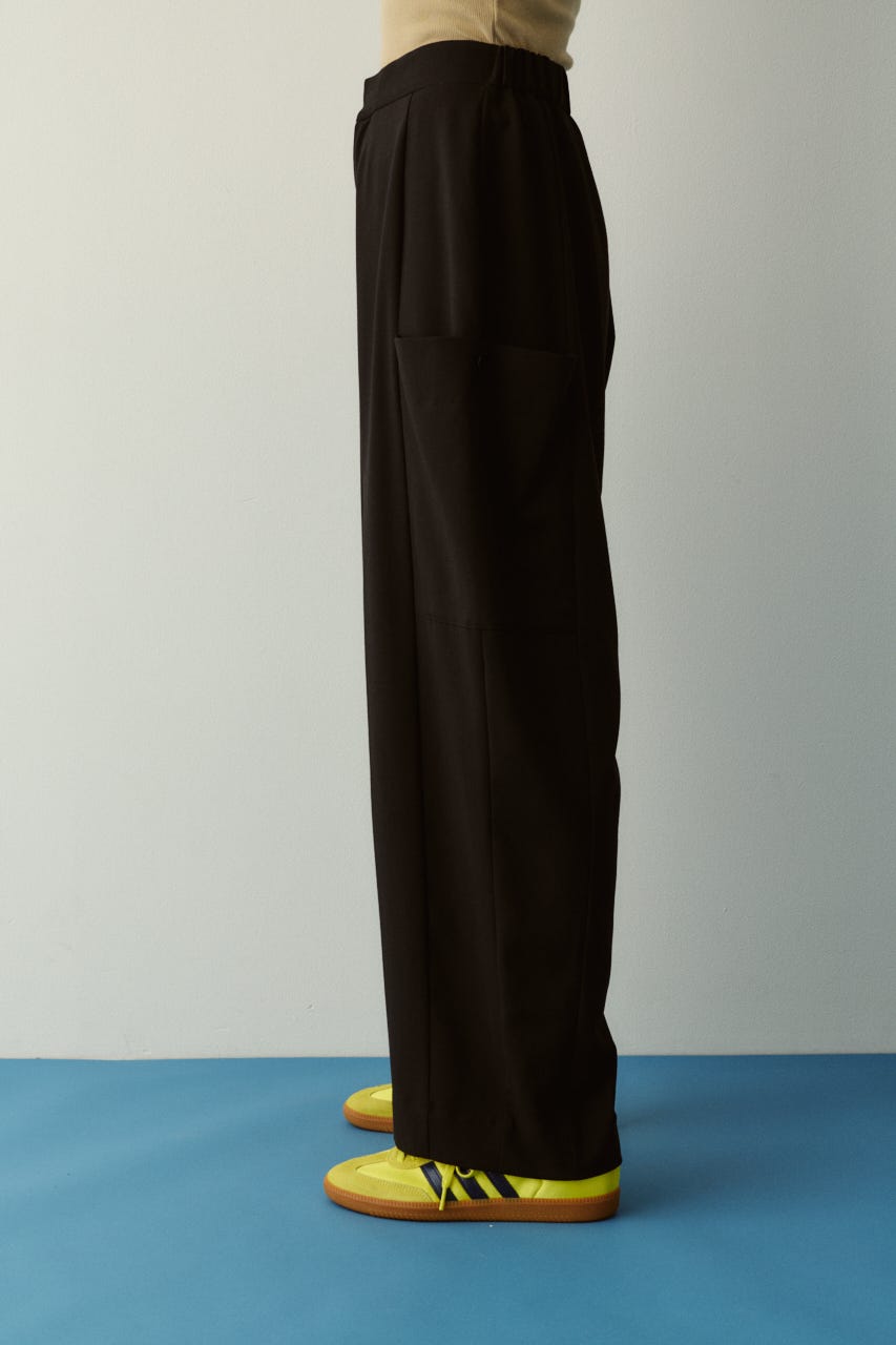 Side big pocket pants BLK 36