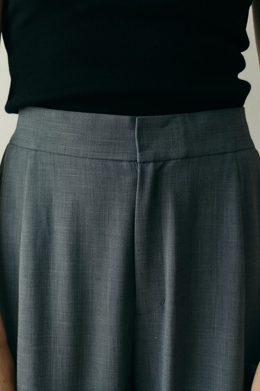 Side big pocket pants GRY 36