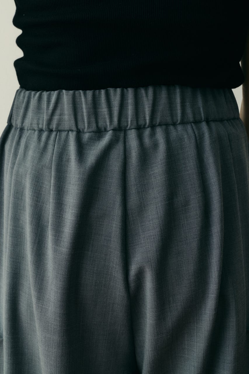 Side big pocket pants GRY 36