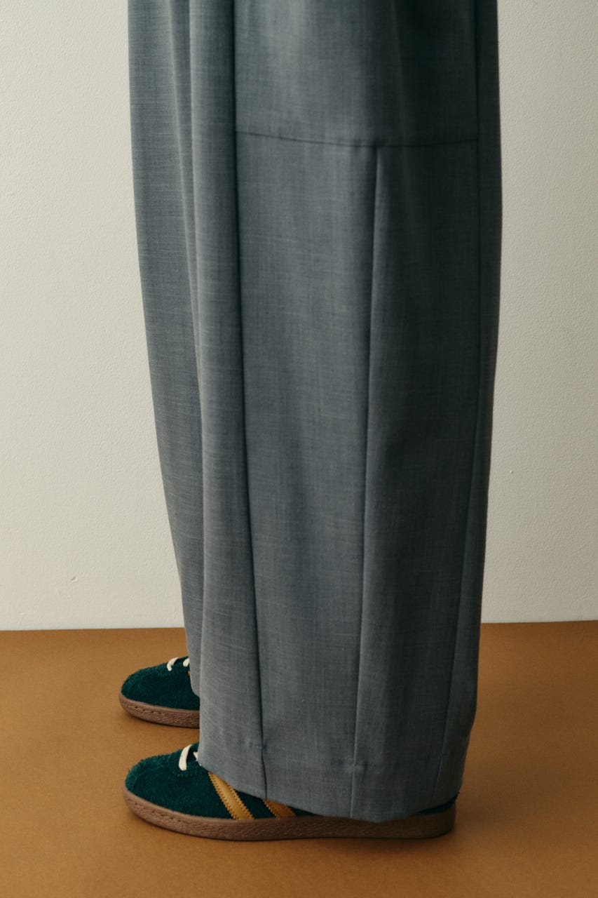 Side big pocket pants GRY 36