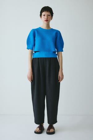 ［予約］Tweed butcher tuck pants