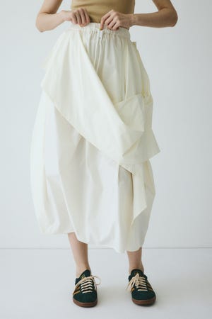 ［予約］Deformation cocoon skirt