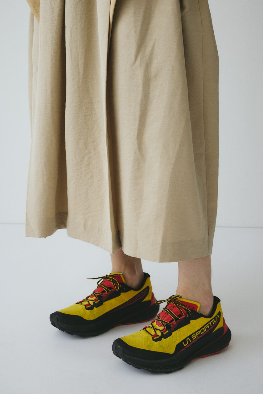 ［予約］Volume gather skirt 柄BEG FREE