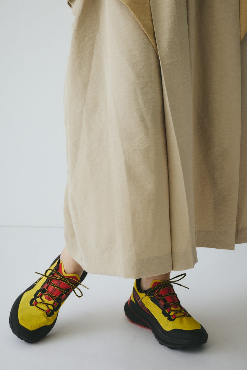 ［予約］Volume gather skirt 柄BEG FREE