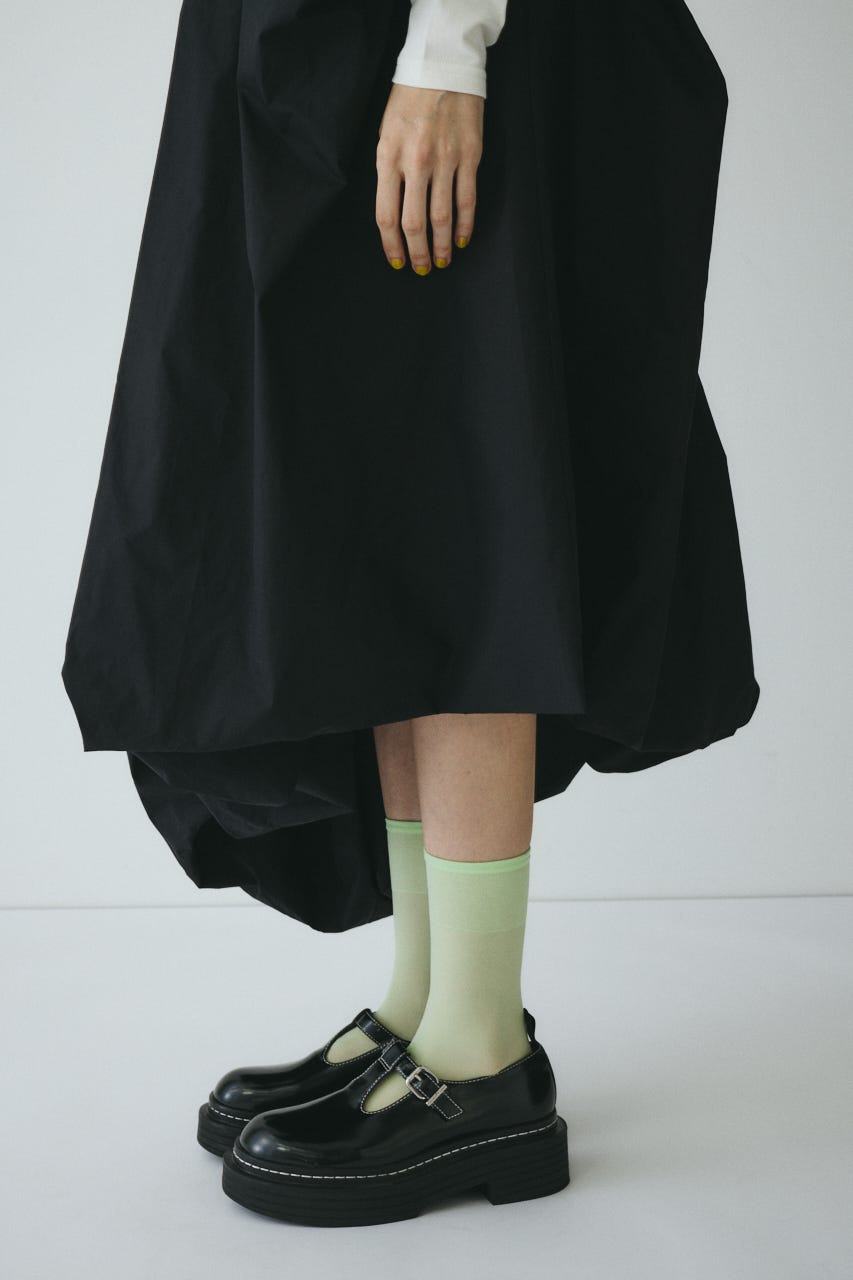 CLO Balloon hem dress BLK 38