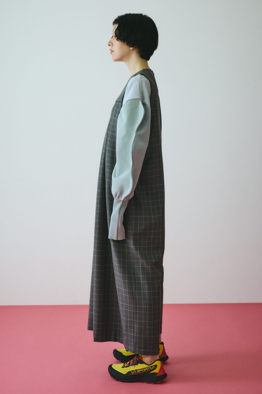 ［予約］Flare tuck all in one 柄GRY 36