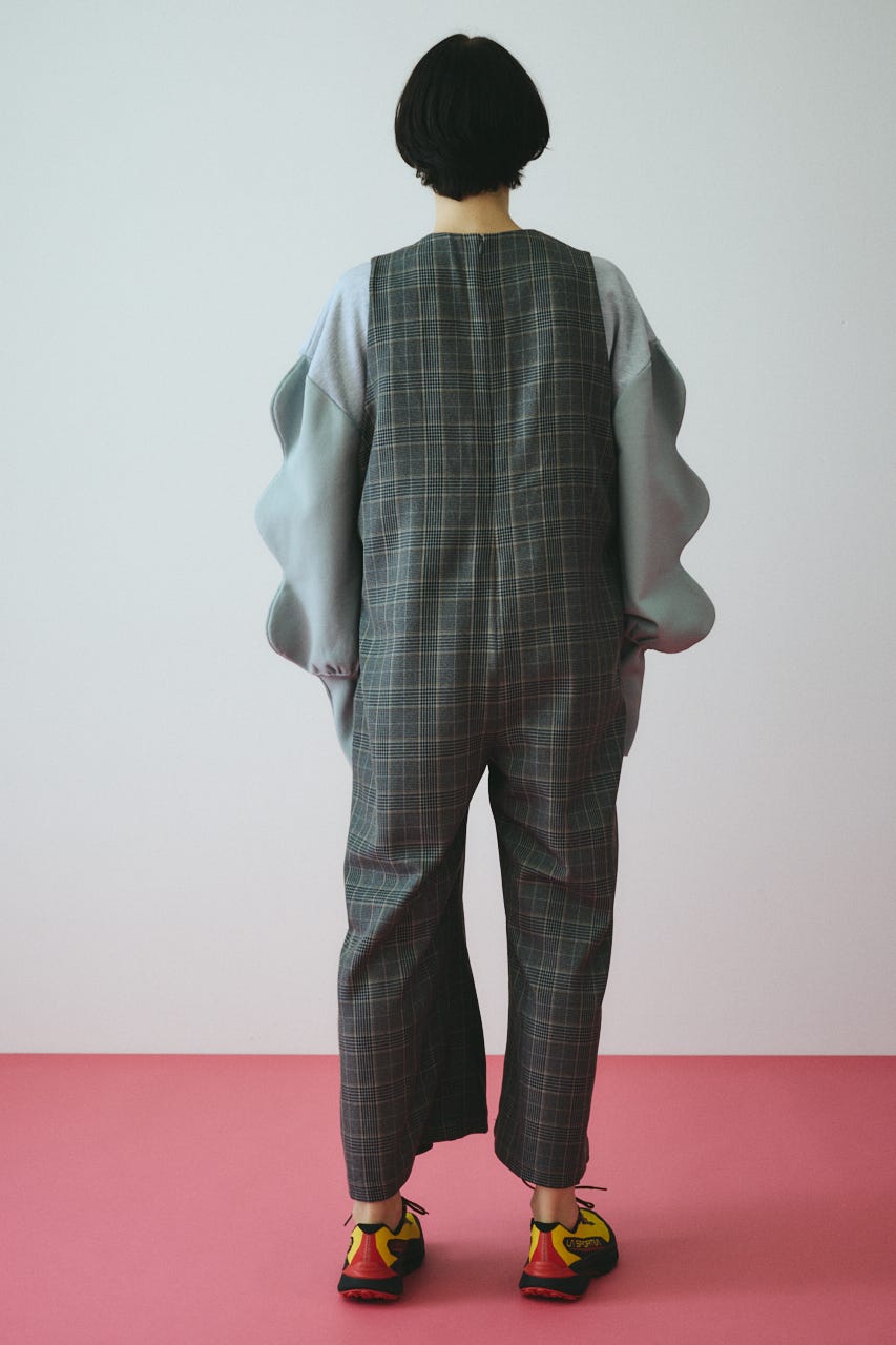 ［予約］Flare tuck all in one 柄GRY 36