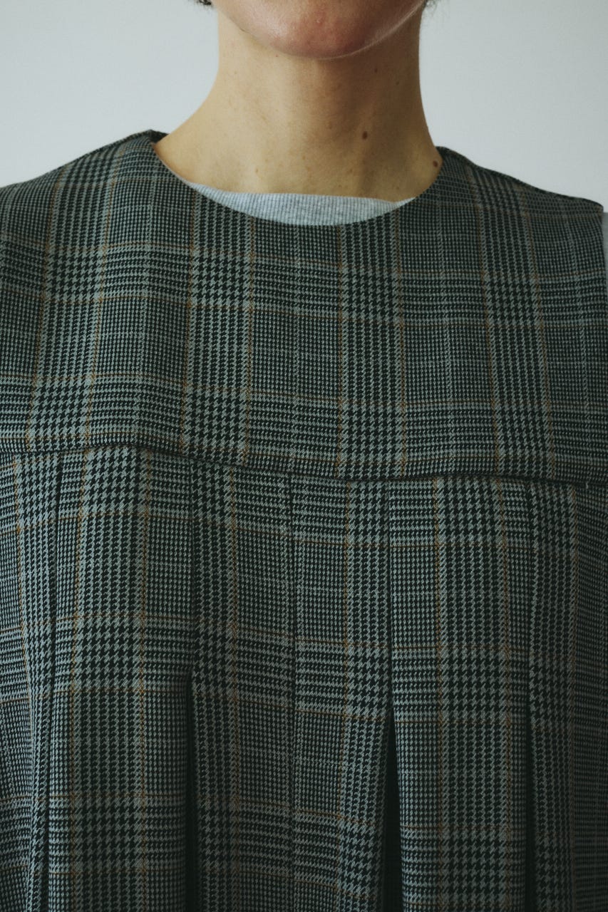 ［予約］Flare tuck all in one 柄GRY 36