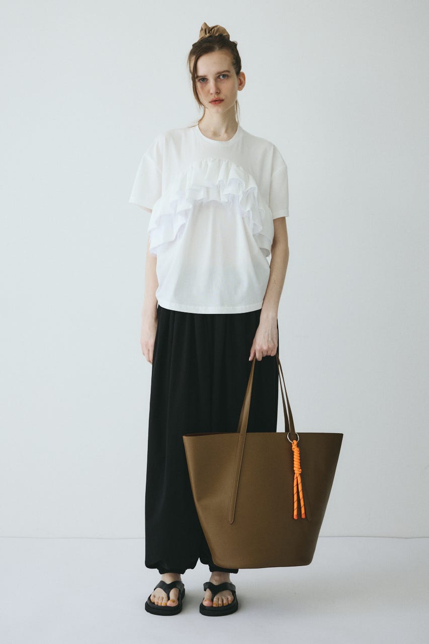 【ポイントアップ+4％対象商品】［予約］Trapezoid bag BRN FREE