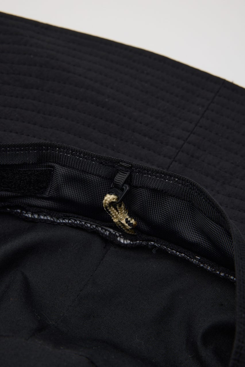 ［予約］Square brim hat BLK FREE