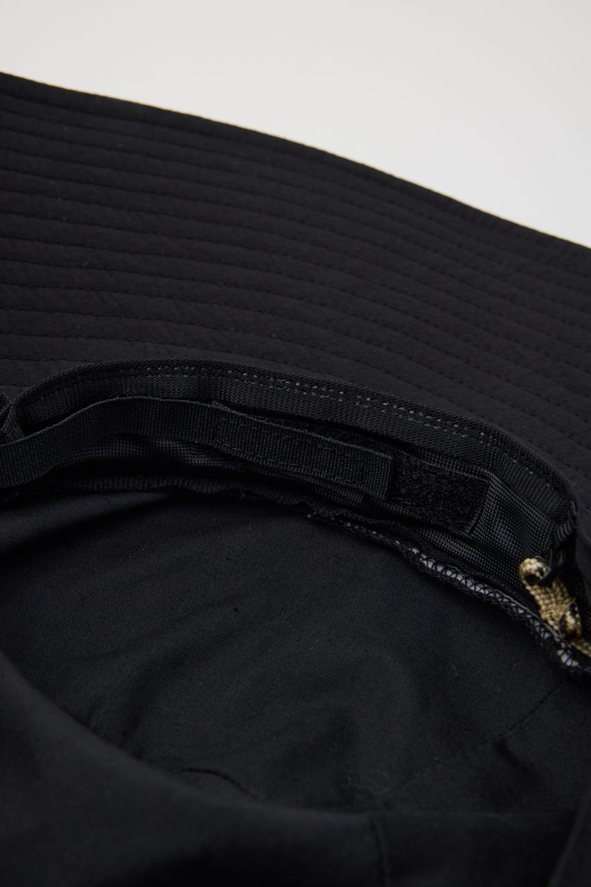 ［予約］Square brim hat BLK FREE