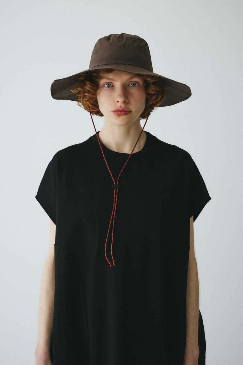 ［予約］Square brim hat BRN FREE