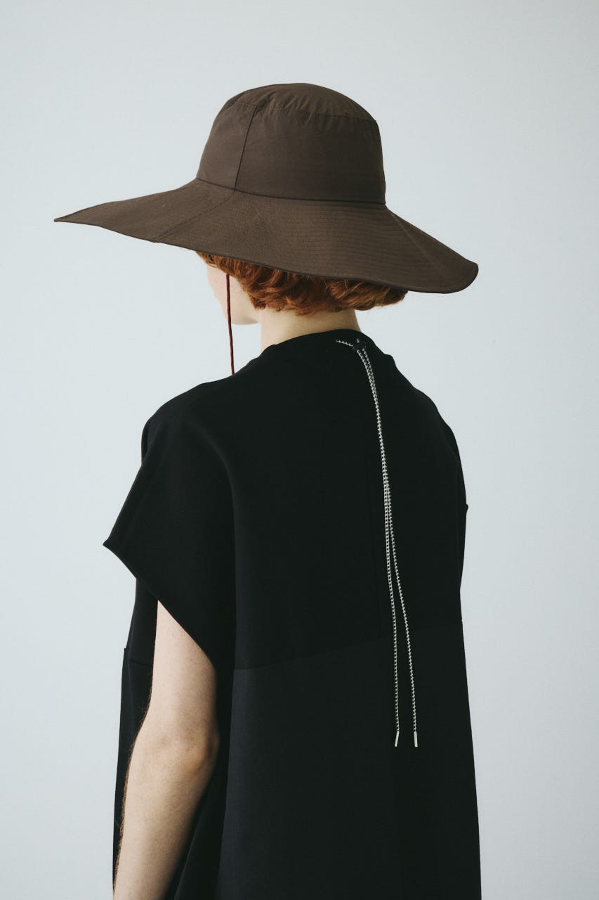 ［予約］Square brim hat BRN FREE