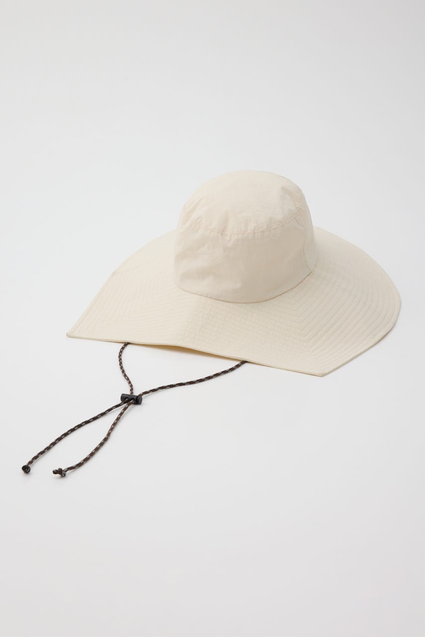 ［予約］Square brim hat WHT FREE