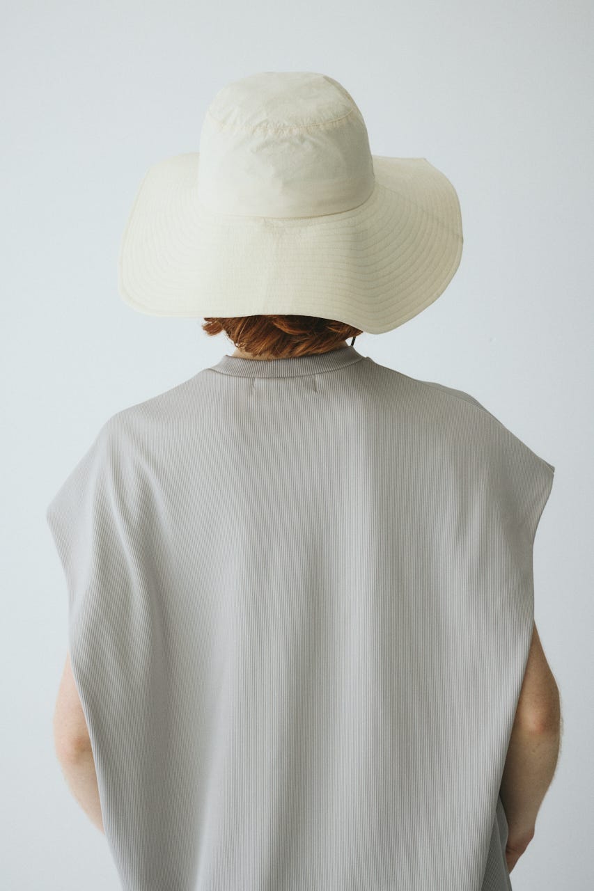 ［予約］Square brim hat WHT FREE