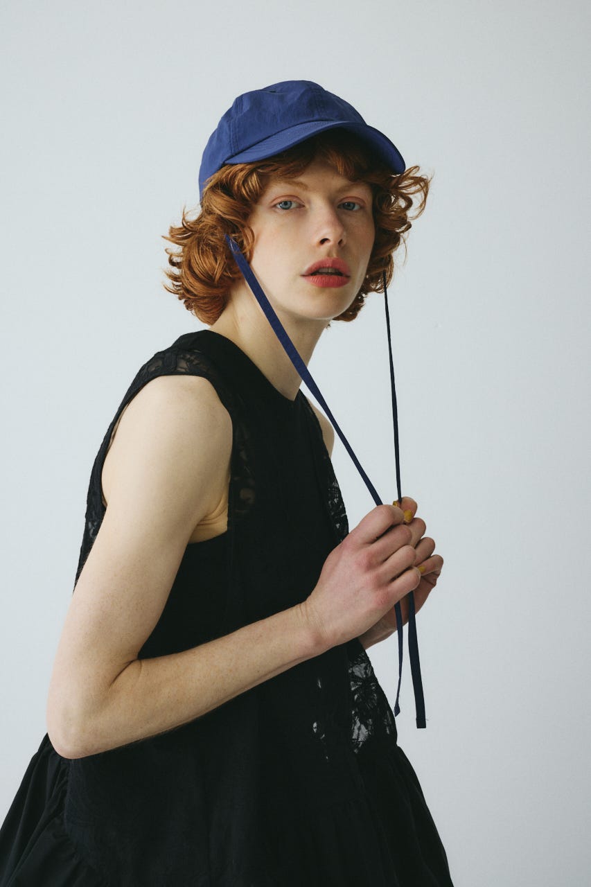 ［予約］Nylon cap BLU FREE