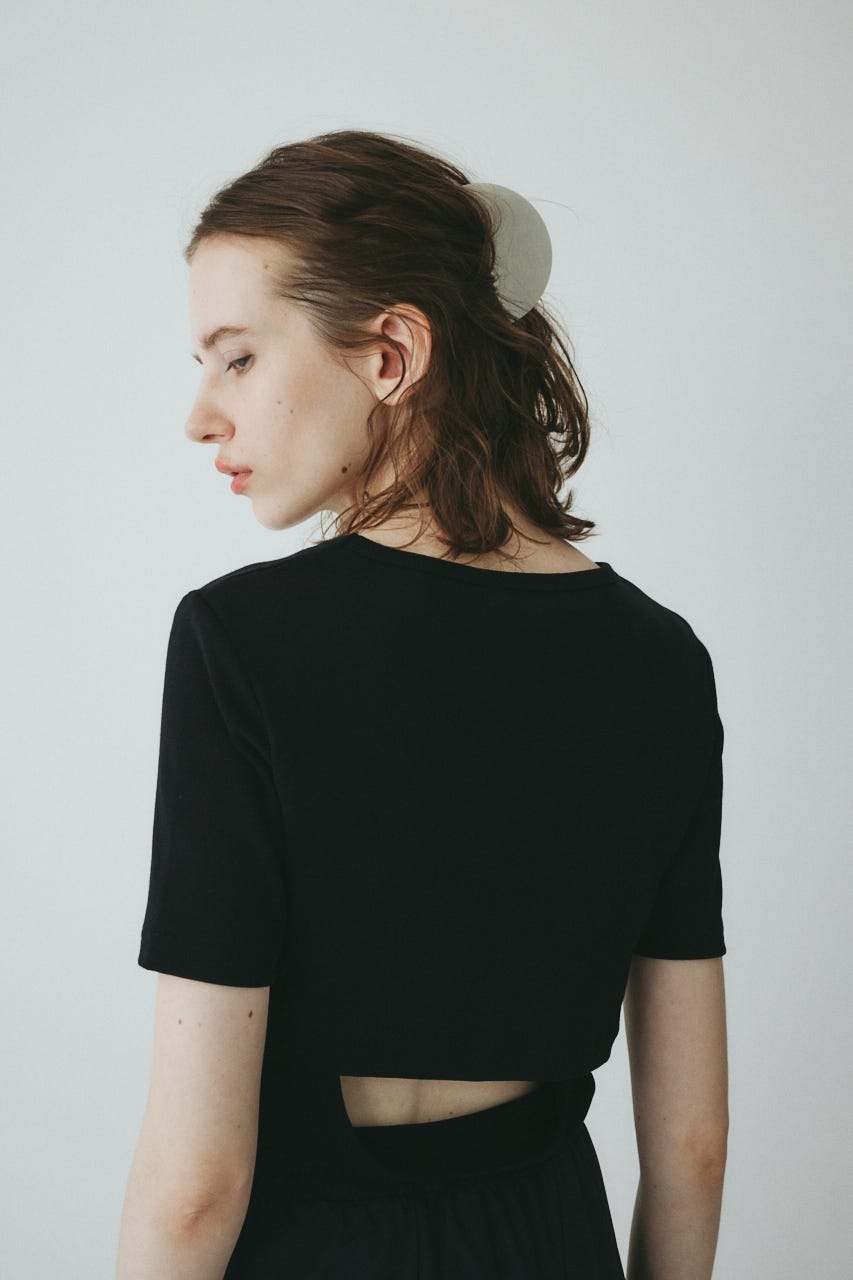 ［予約］Half moon hair clip SLV FREE