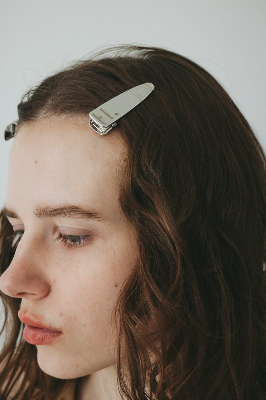 ［予約］H.triangle hair clip SLV FREE