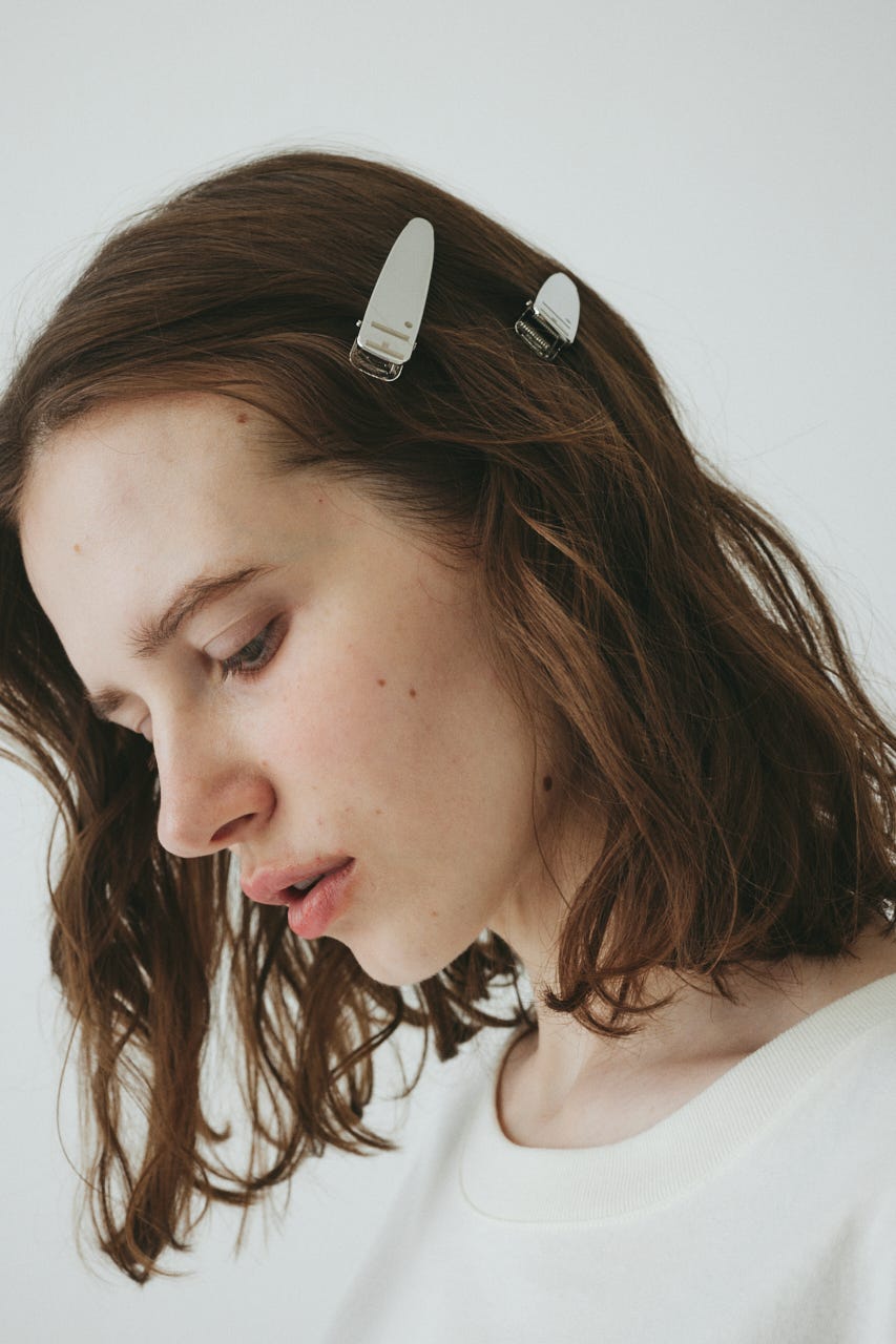 ［予約］H.triangle hair clip SLV FREE