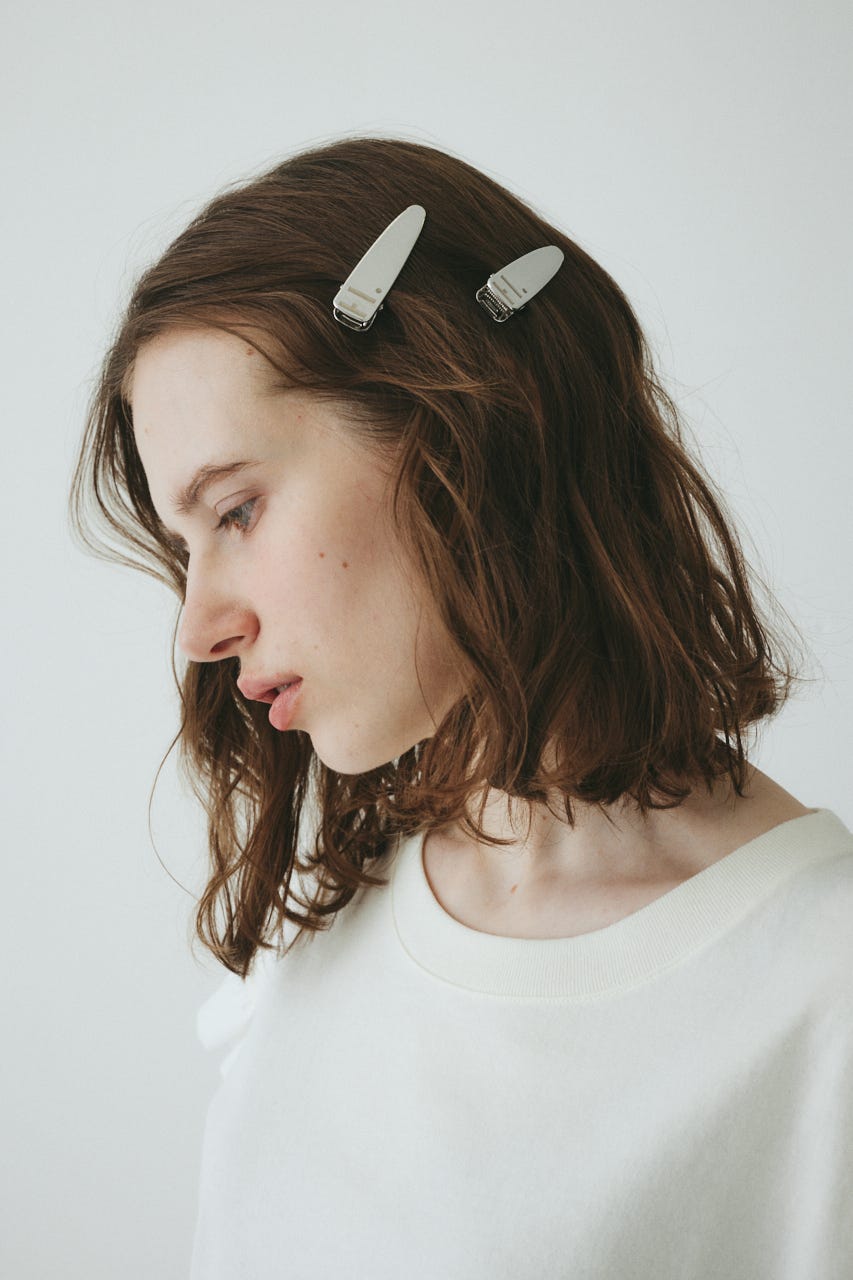 ［予約］H.triangle hair clip SLV FREE