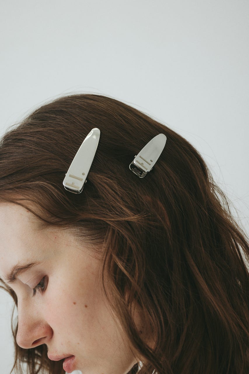 ［予約］H.triangle hair clip SLV FREE
