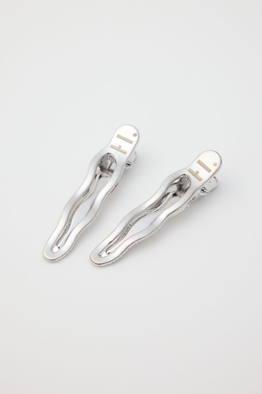 ［予約］H.wave hollow hair clip SLV FREE