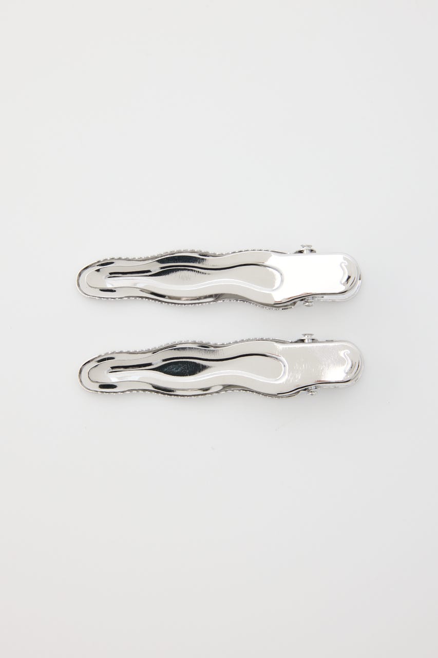 ［予約］H.wave hollow hair clip SLV FREE